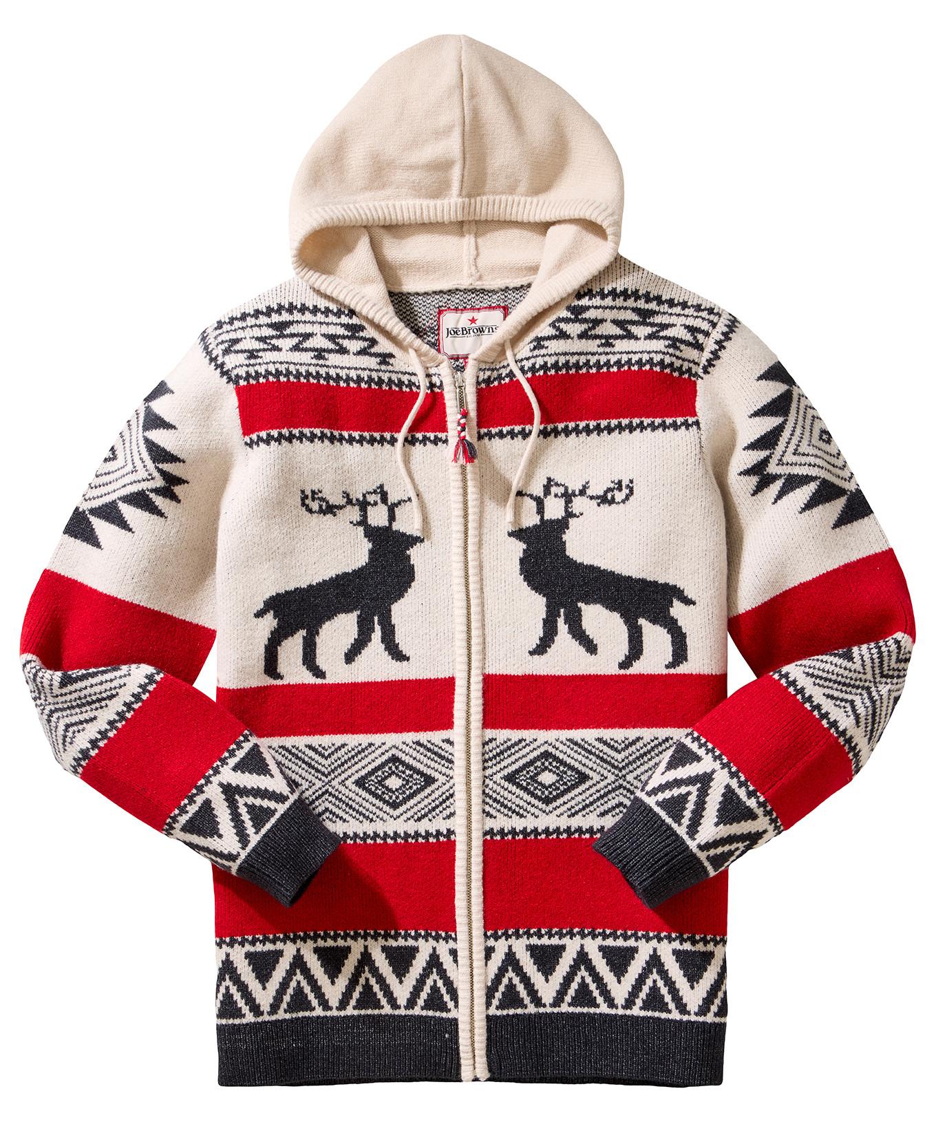 Joe Browns Hoodie mit Hirschmuster  