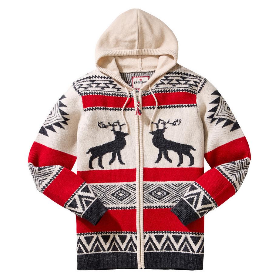 Joe Browns Hoodie mit Hirschmuster  