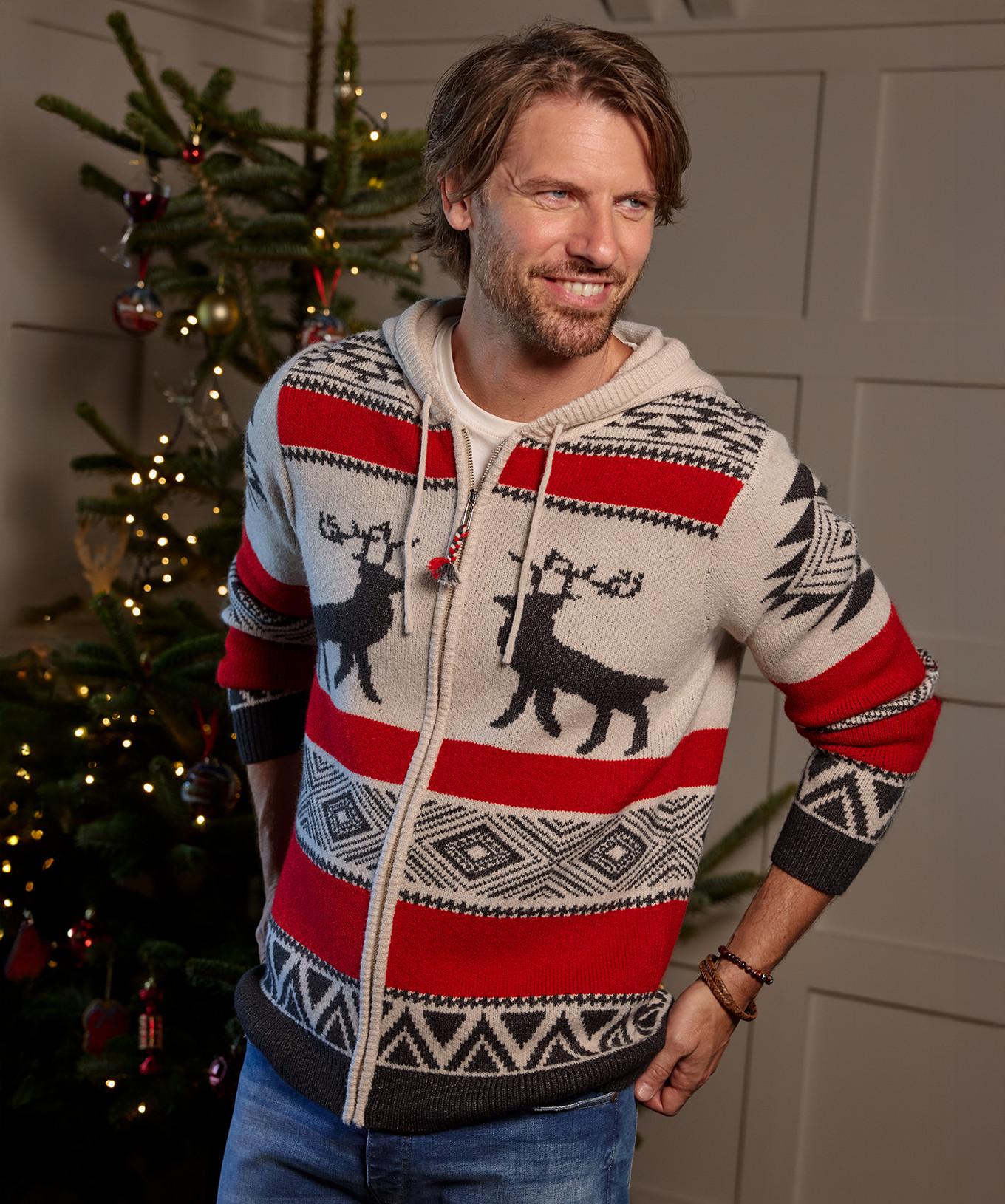 Joe Browns Hoodie mit Hirschmuster  