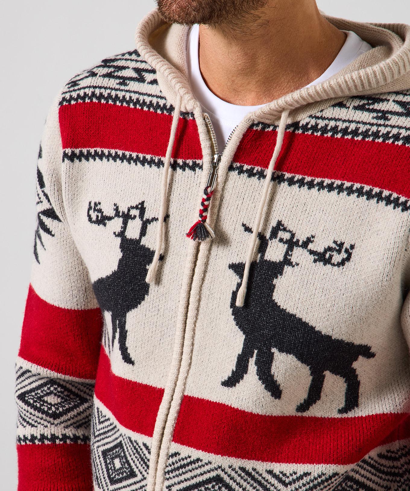 Joe Browns Hoodie mit Hirschmuster  