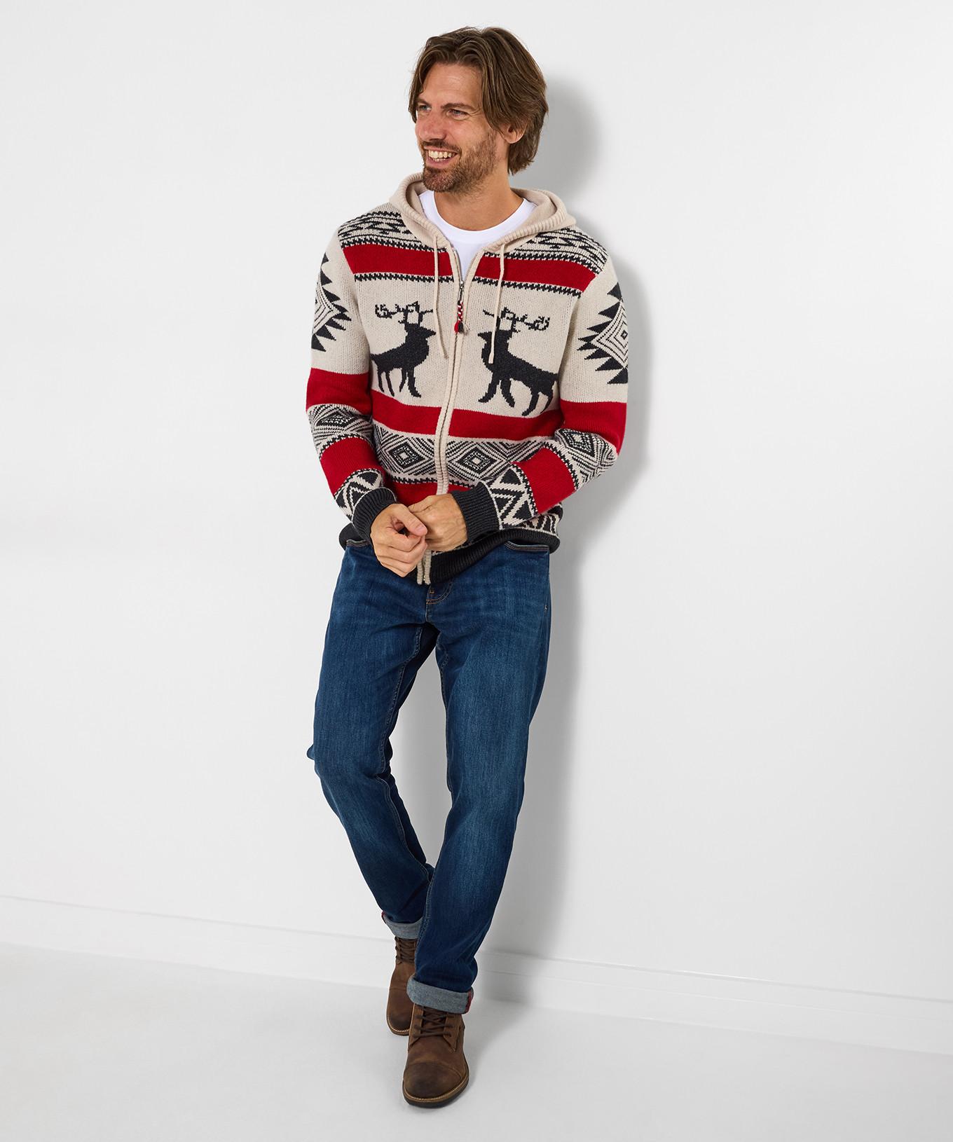 Joe Browns Hoodie mit Hirschmuster  