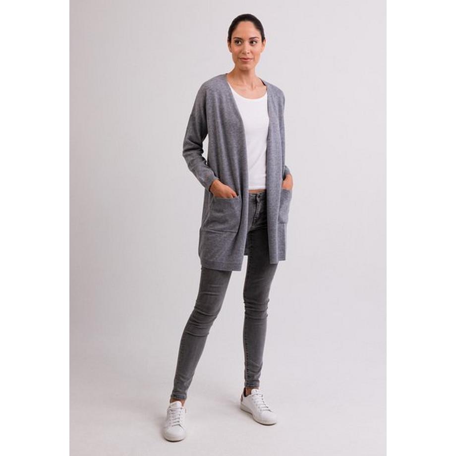 CASH-MERE.CH Kaschmir Long Cardigan  