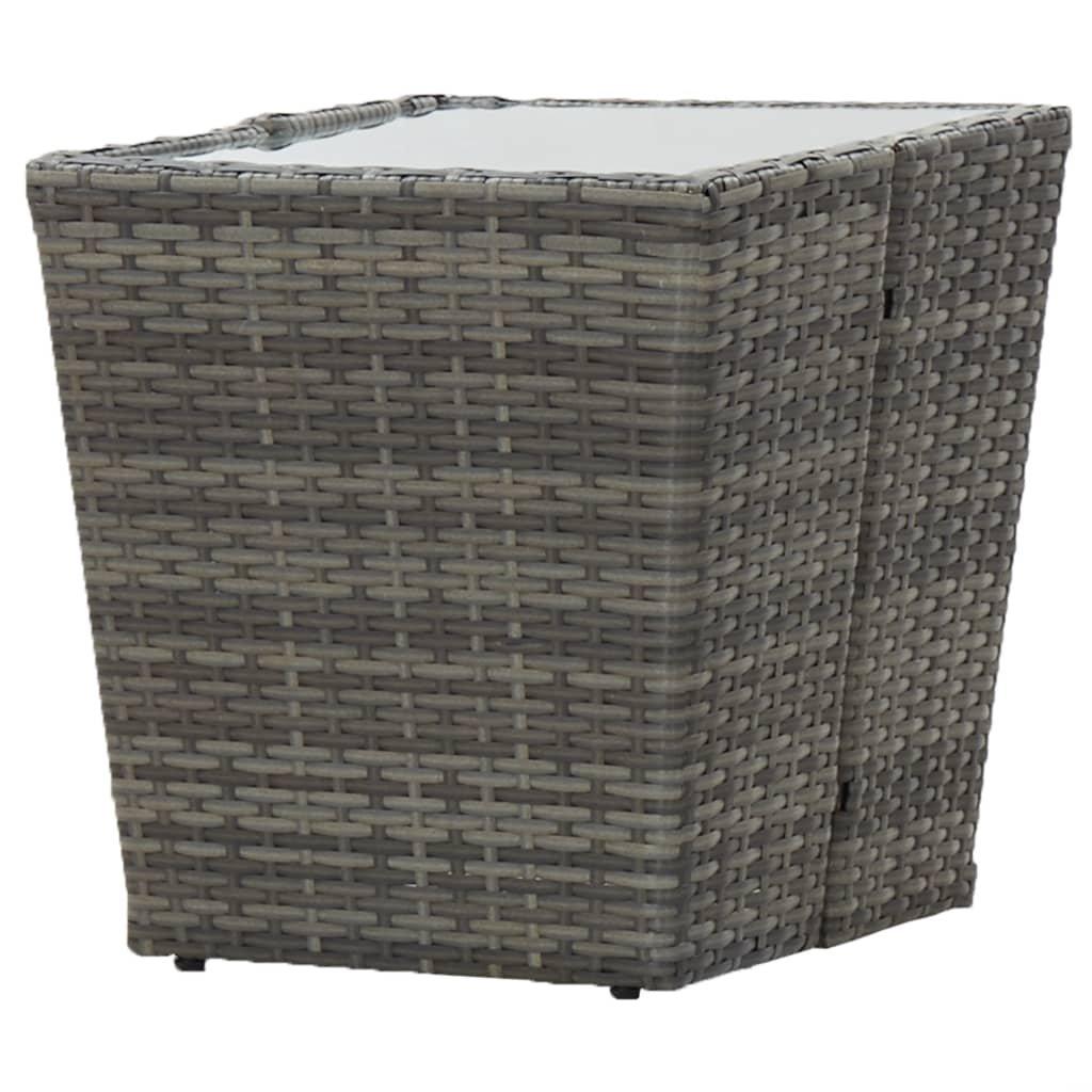 VidaXL Teetisch poly-rattan  