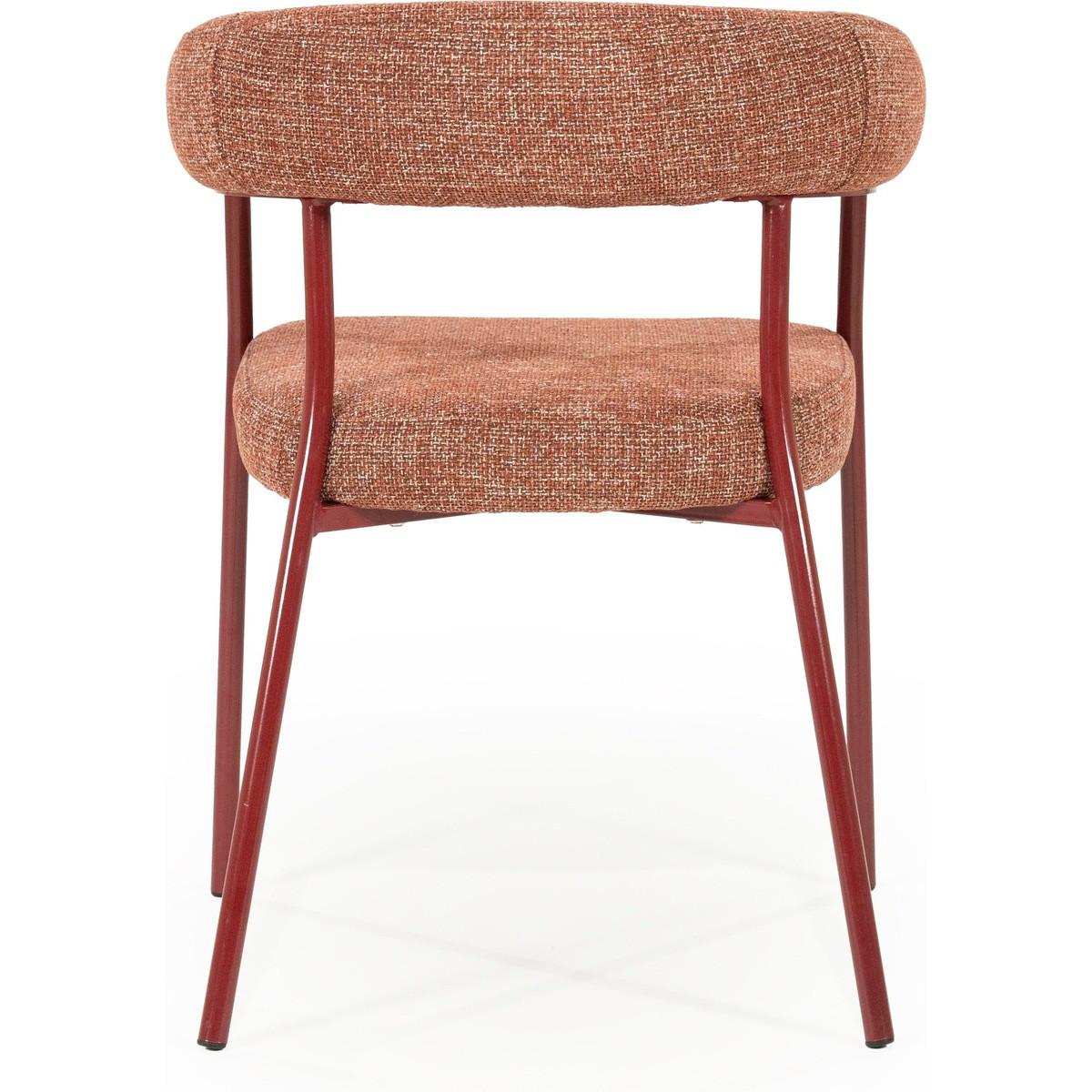 mutoni Chaise de salle à manger Yovi burgundy  