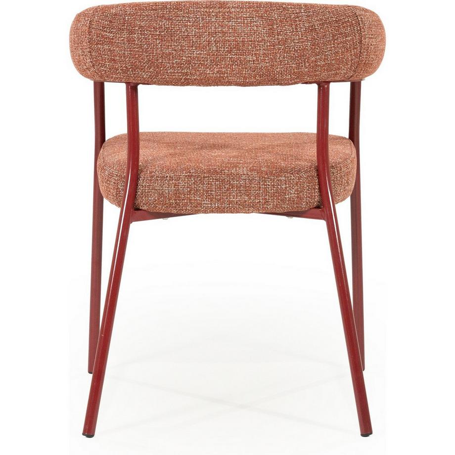 mutoni Chaise de salle à manger Yovi burgundy  