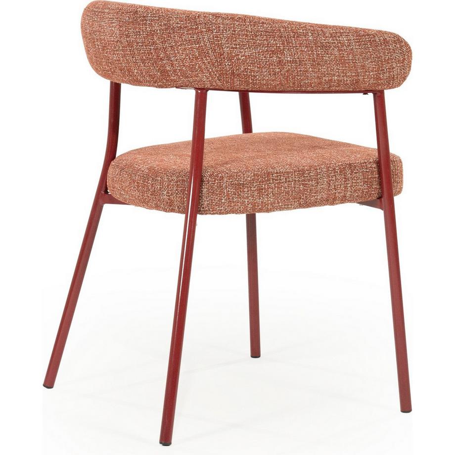 mutoni Chaise de salle à manger Yovi burgundy  