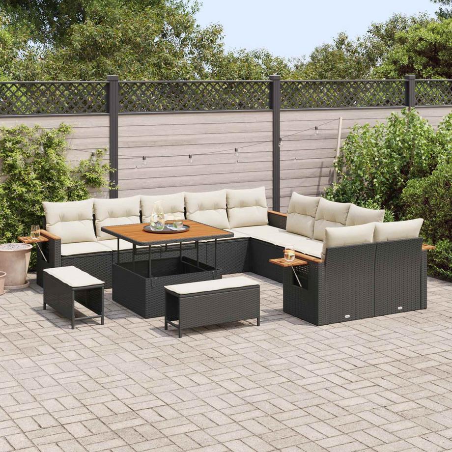 VidaXL Divano da giardino Polyrattan  