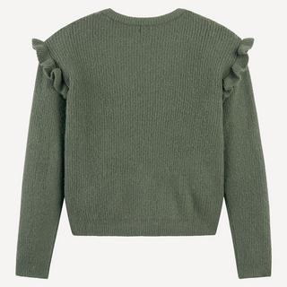 La Redoute Collections  Feinstrick-Pullover mit Rundhals und Volants 