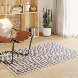 VidaXL Tapis d’intérieur et d’extérieur tissu  