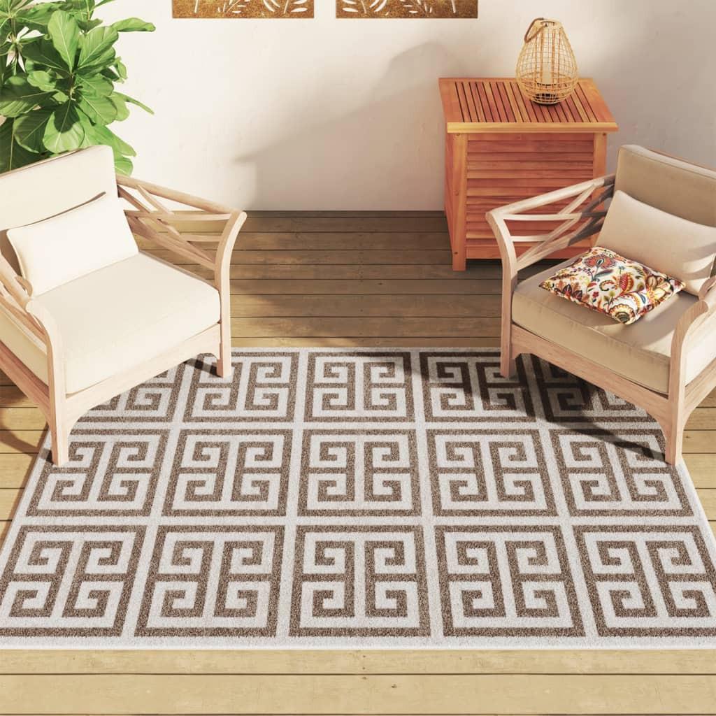 VidaXL Tapis d’intérieur et d’extérieur tissu  