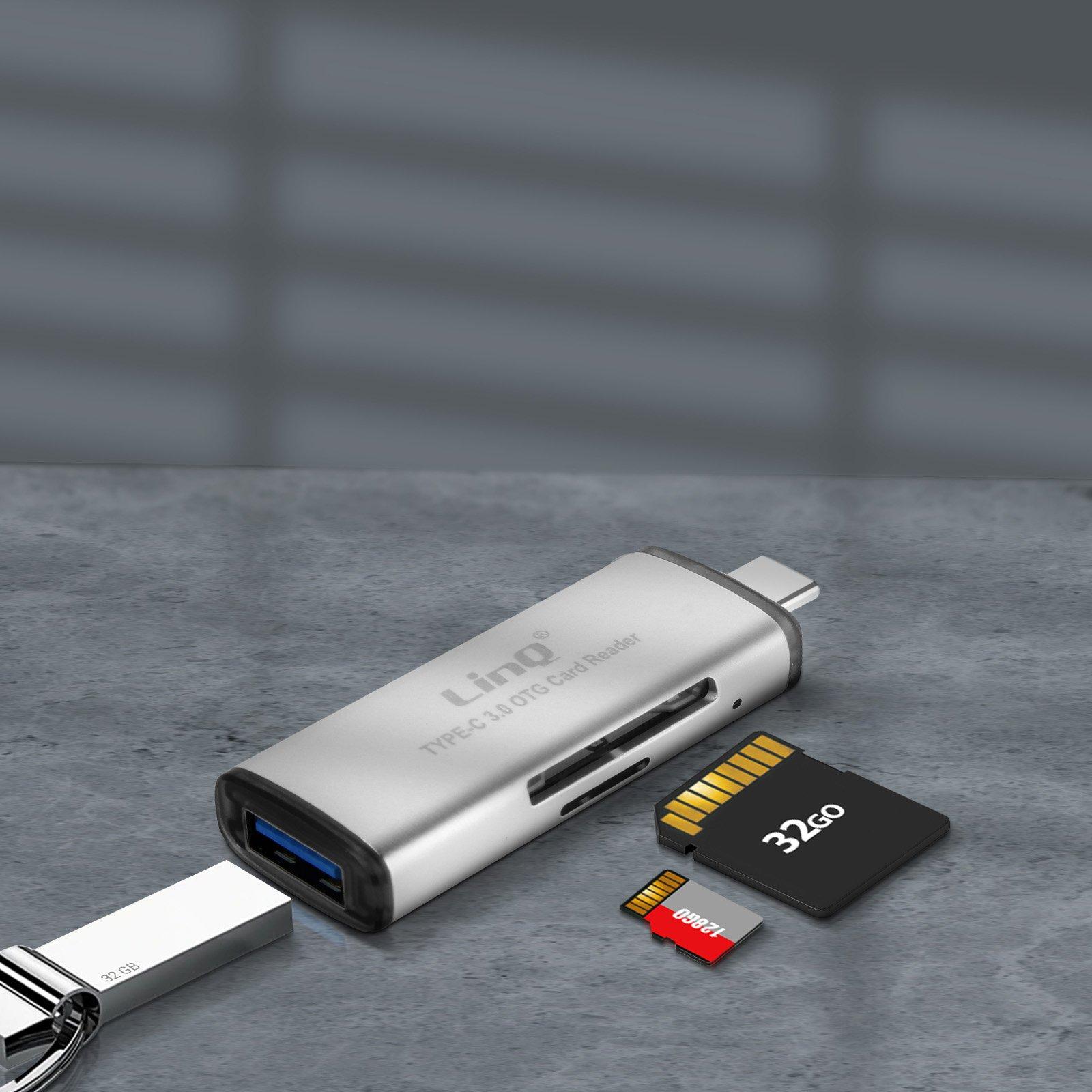 Avizar  Lettore LinQ USB-C SD/Micro-SD 