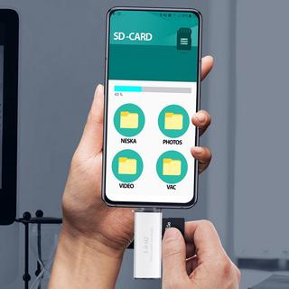 Avizar  Lettore LinQ USB-C SD/Micro-SD 