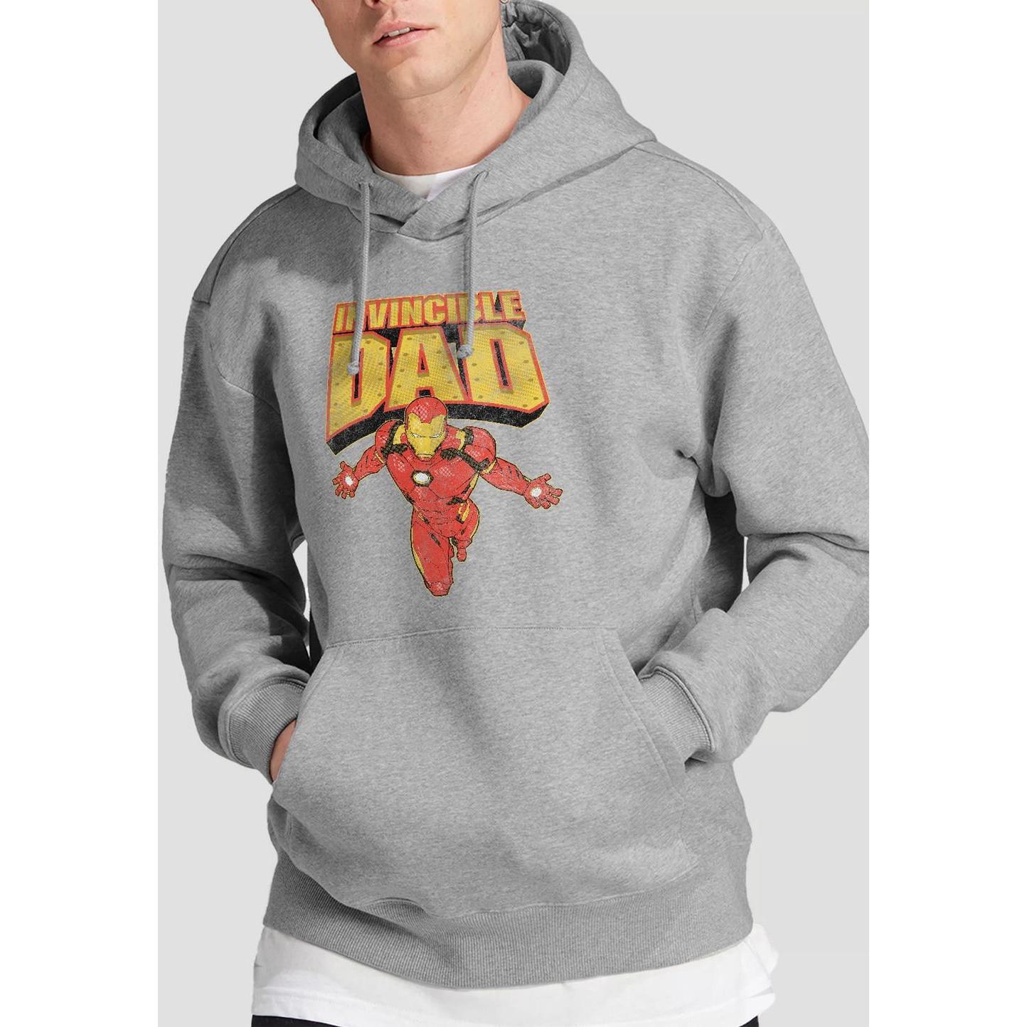 Iron Man  Invincible Dad Kapuzenpullover  Vatertag 