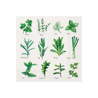 STEWO INTERNATIONAL STEWO Serviette Herb 33x33cm 2572598745 grün 20 Stück  
