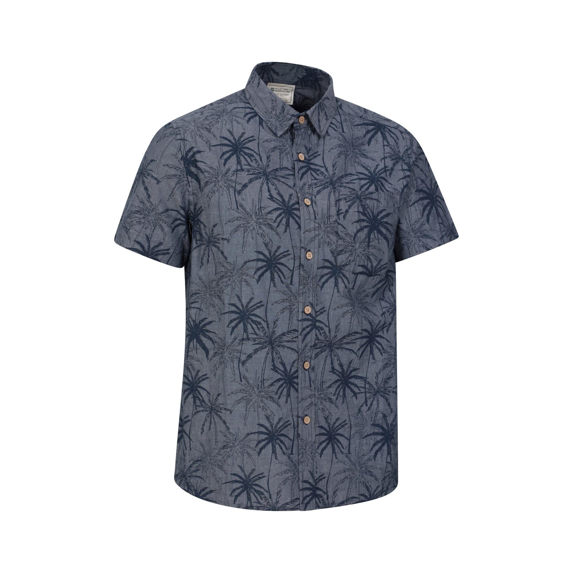 Mountain Warehouse Tropical Kurzarm Button Down Hemd  