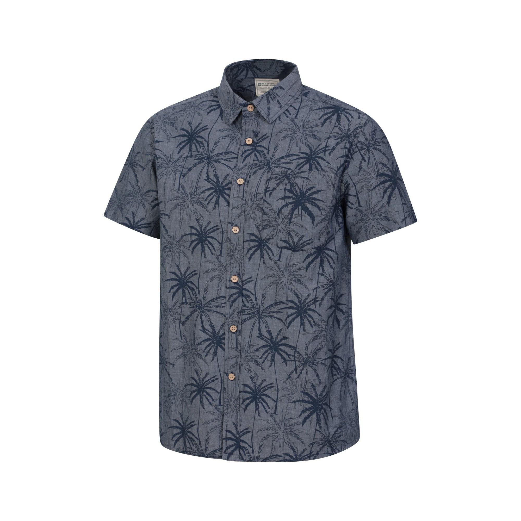 Mountain Warehouse Tropical Kurzarm Button Down Hemd  