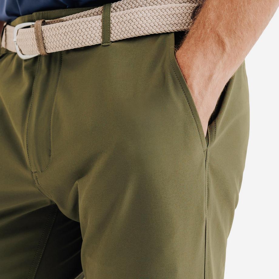 INESIS  Pantalone chino WW500 uomo elasticizzato poliestere elastan 
