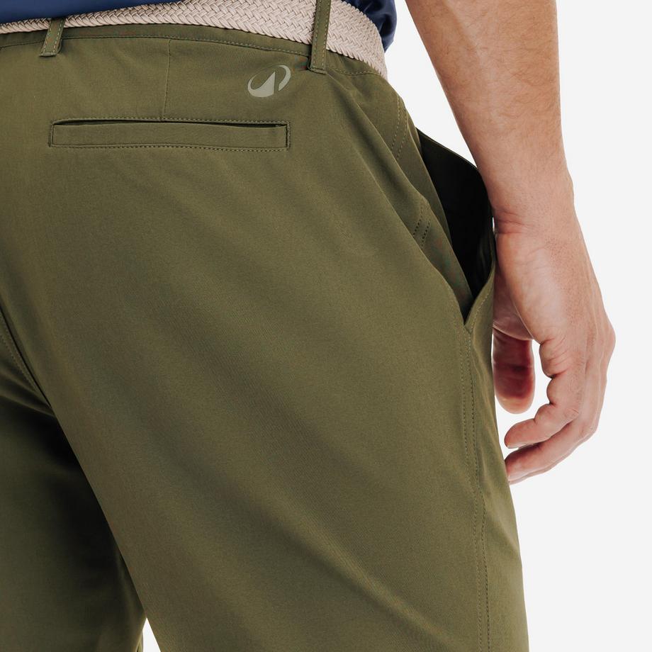 INESIS  Pantalone chino WW500 uomo elasticizzato poliestere elastan 