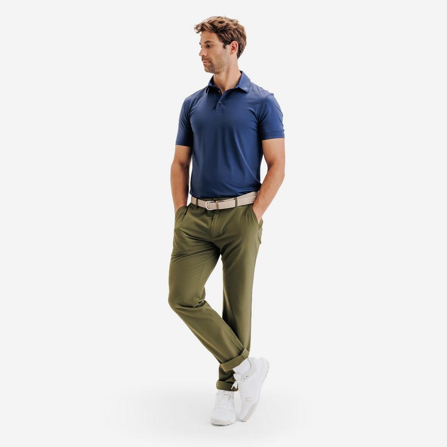 INESIS  Pantalone chino WW500 uomo elasticizzato poliestere elastan 