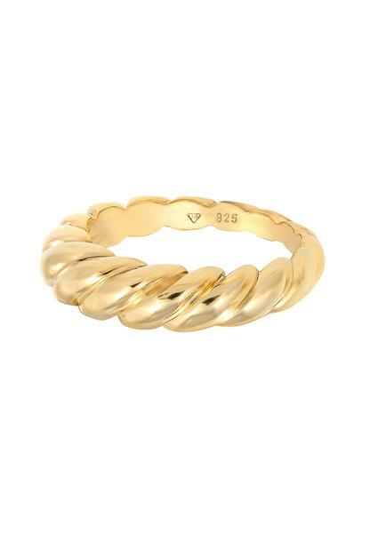 Elli  Bague Anneau Twisted Basic Trend Chunky Blogger 