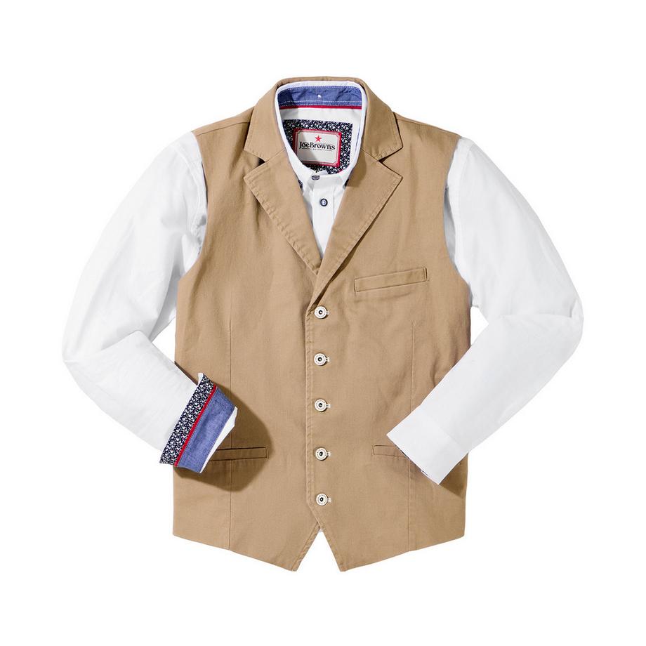 Joe Browns Gilet Twill Workwear Vintage  