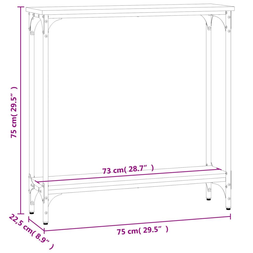 VidaXL Table console bois d'ingénierie  