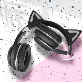 Avizar  Bluetooth Headset Katzenohren Schwarz 