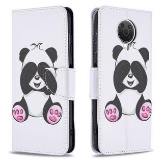 Cover-Discount  custodia Nokia G10 / G20 - Farfalla in pelle bianca 