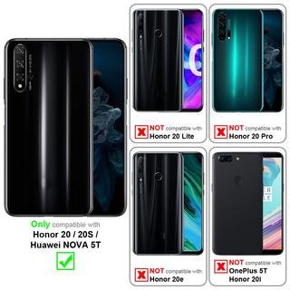 Cadorabo  Housse compatible avec Honor 20 / 20S / Huawei NOVA 5T - Coque de protection au design flip avec fermeture magnétique 