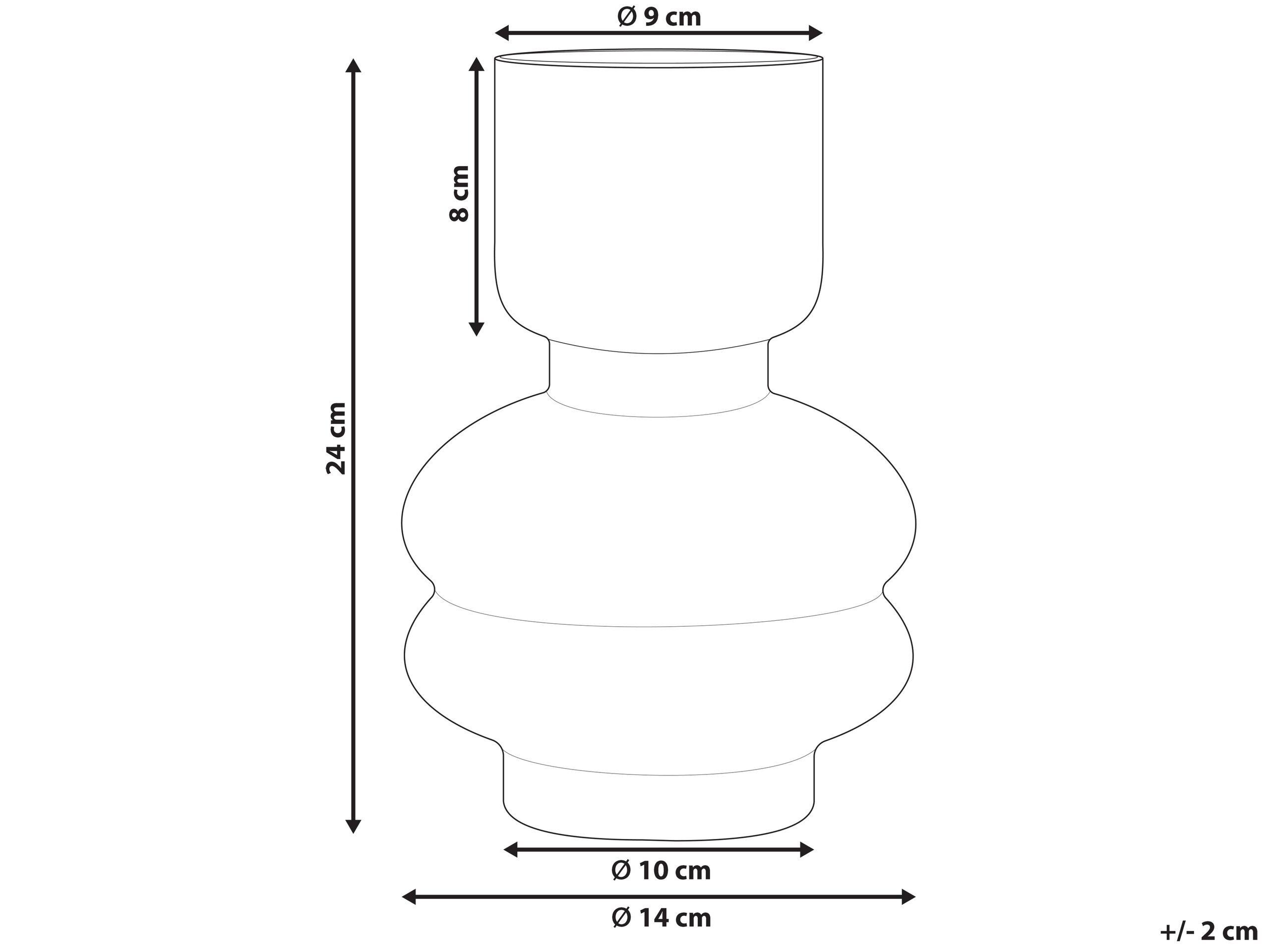 Beliani Dekoration aus Glas Modern RODIA  