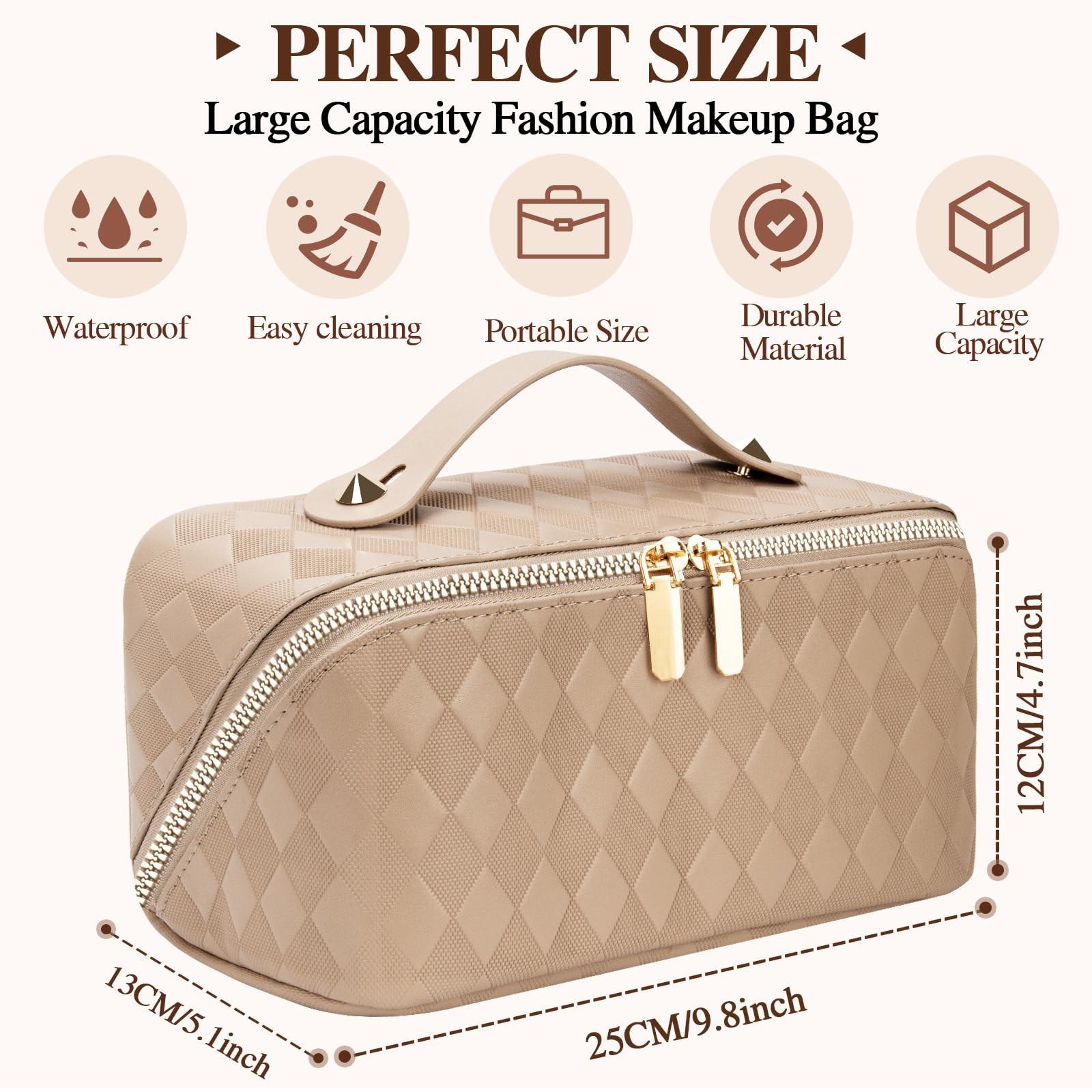 Only-bags.store Portable Reise Make-up Tasche Grosse Kapazität Wasserdichter Organizer  