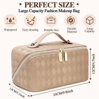 Only-bags.store Portable Reise Make-up Tasche Grosse Kapazität Wasserdichter Organizer  