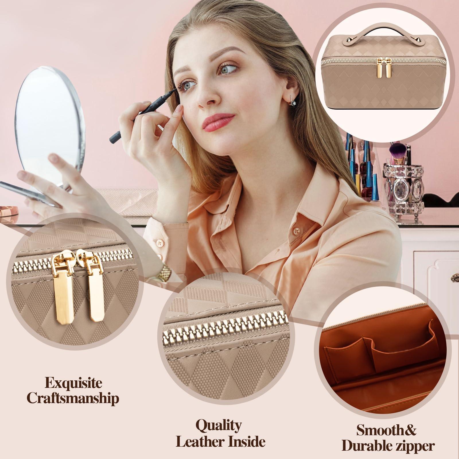 Only-bags.store Portable Reise Make-up Tasche Grosse Kapazität Wasserdichter Organizer  