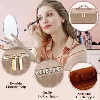 Only-bags.store Portable Reise Make-up Tasche Grosse Kapazität Wasserdichter Organizer  