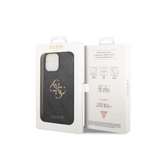 GUESS  Coque pour iPhone 15 Pro PU 4G Big 