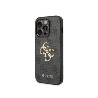 GUESS  Coque pour iPhone 15 Pro PU 4G Big 