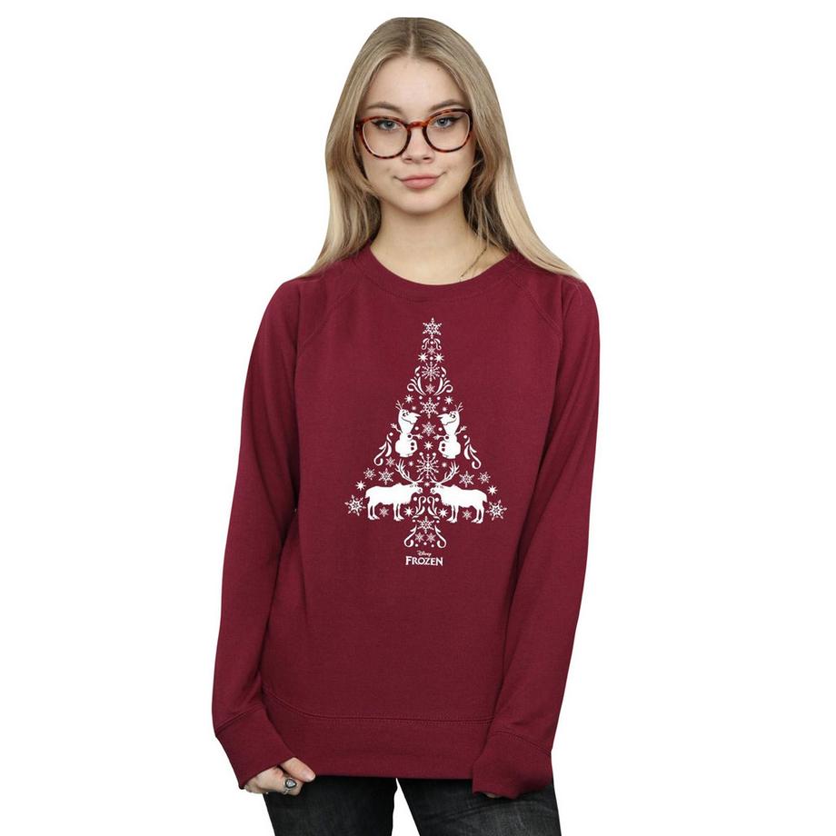 Disney Frozen Sweatshirt imprimé sapin de Noël  