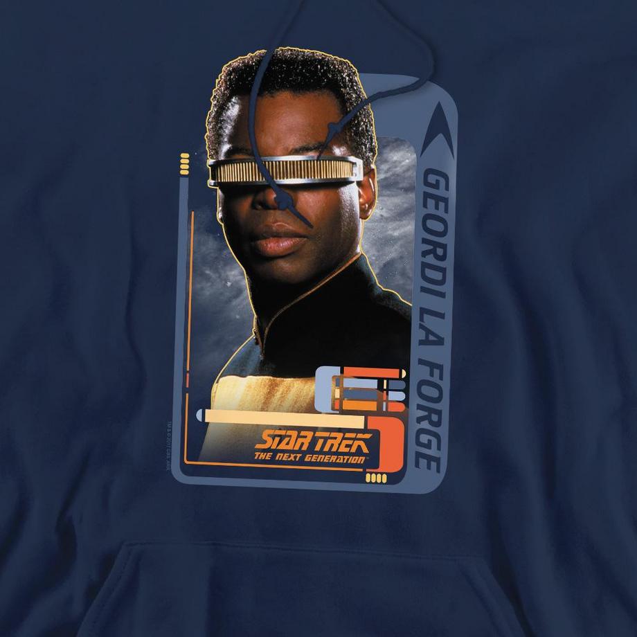 Star Trek Star Trek Geordi La Forge Hoodie Grafico  