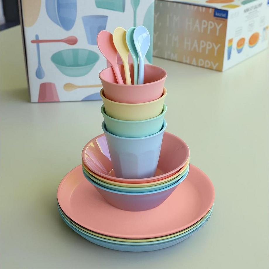koziol Geschirrset NORA MACARONS  