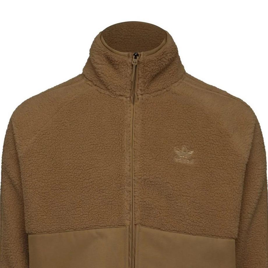 adidas Originals Fleecejacke Hoher Kragen Raglanärmel  