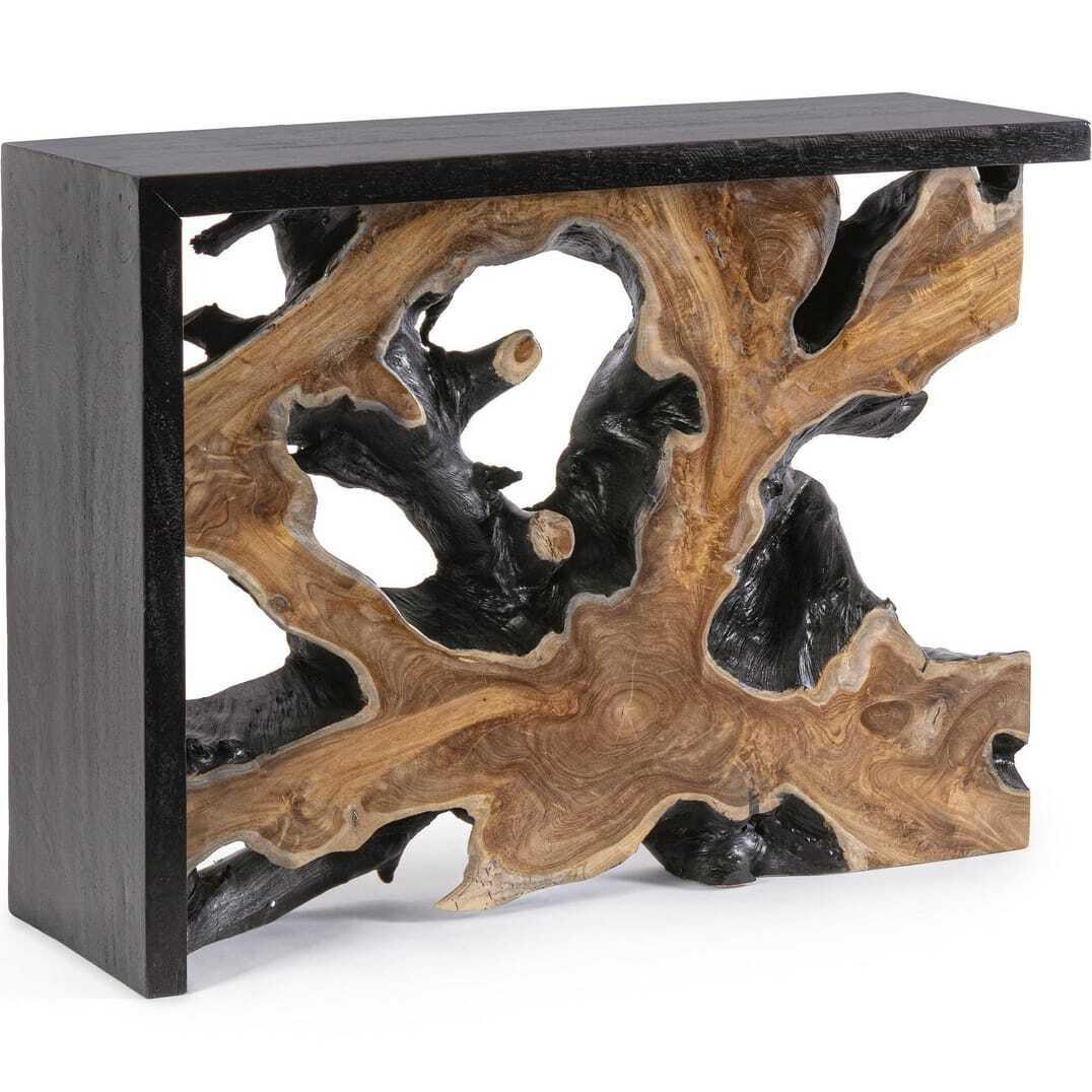 mutoni Console Sherwood nature noir 100x35x76  