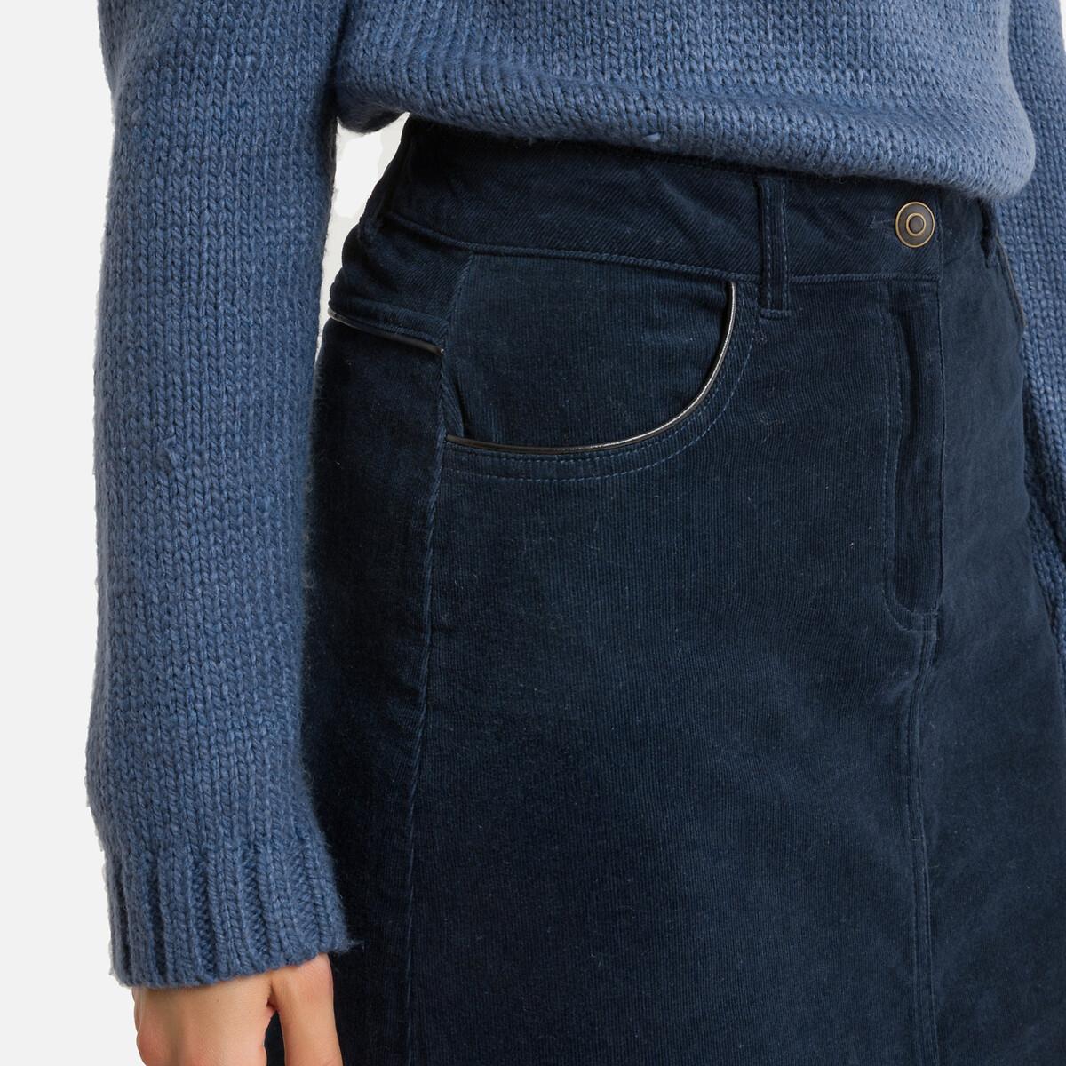 La Redoute Collections Ausgestellter Samtrock  