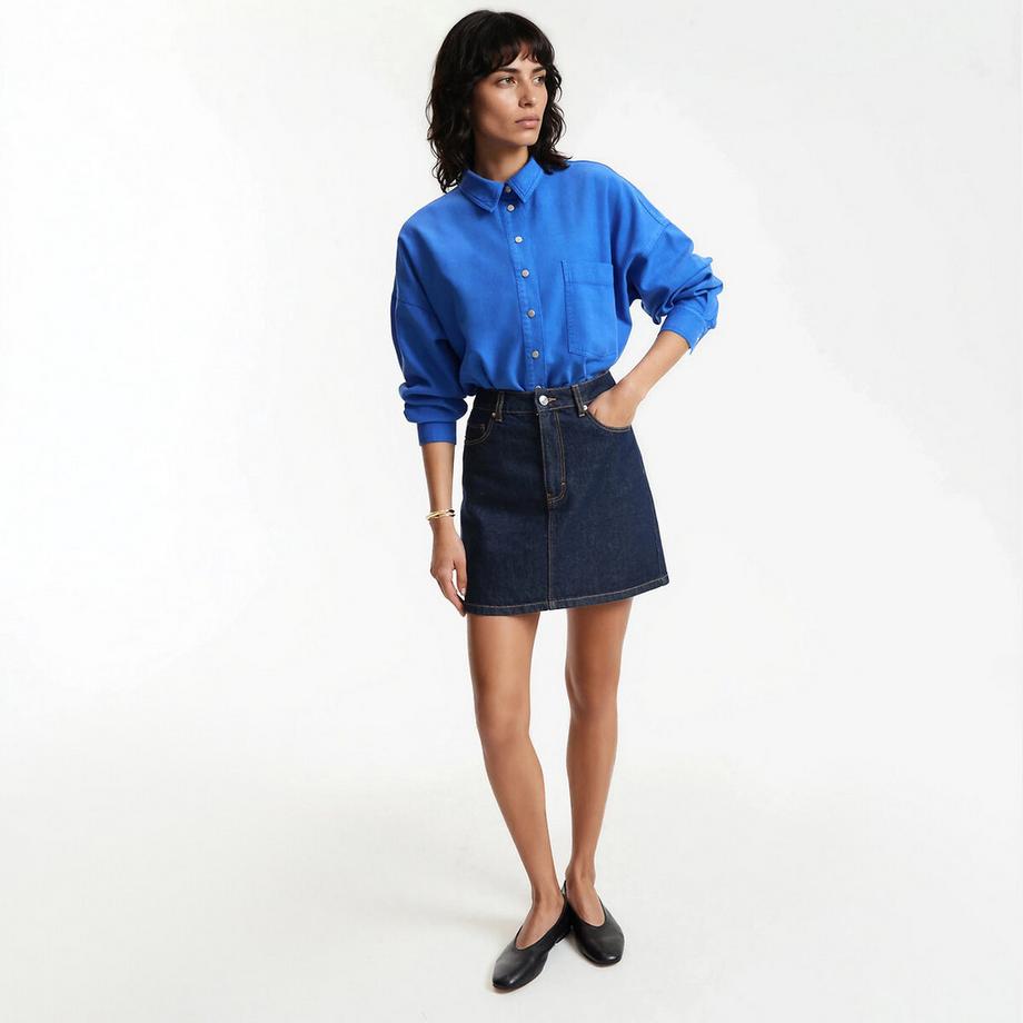 La Redoute Collections Weite Langarm Hemdbluse  