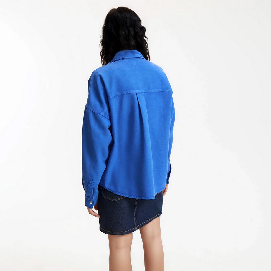 La Redoute Collections Weite Langarm Hemdbluse  