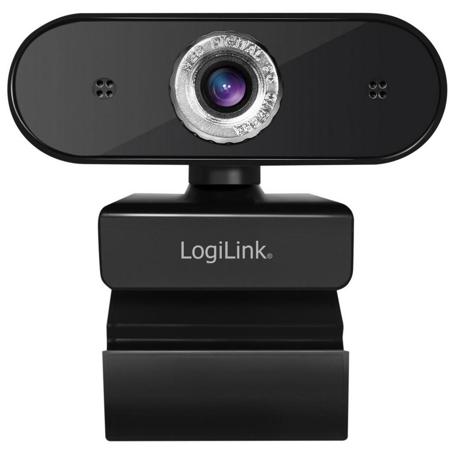 LogiLink  Webcam HD 1080p mit integriertem Mikrofon 