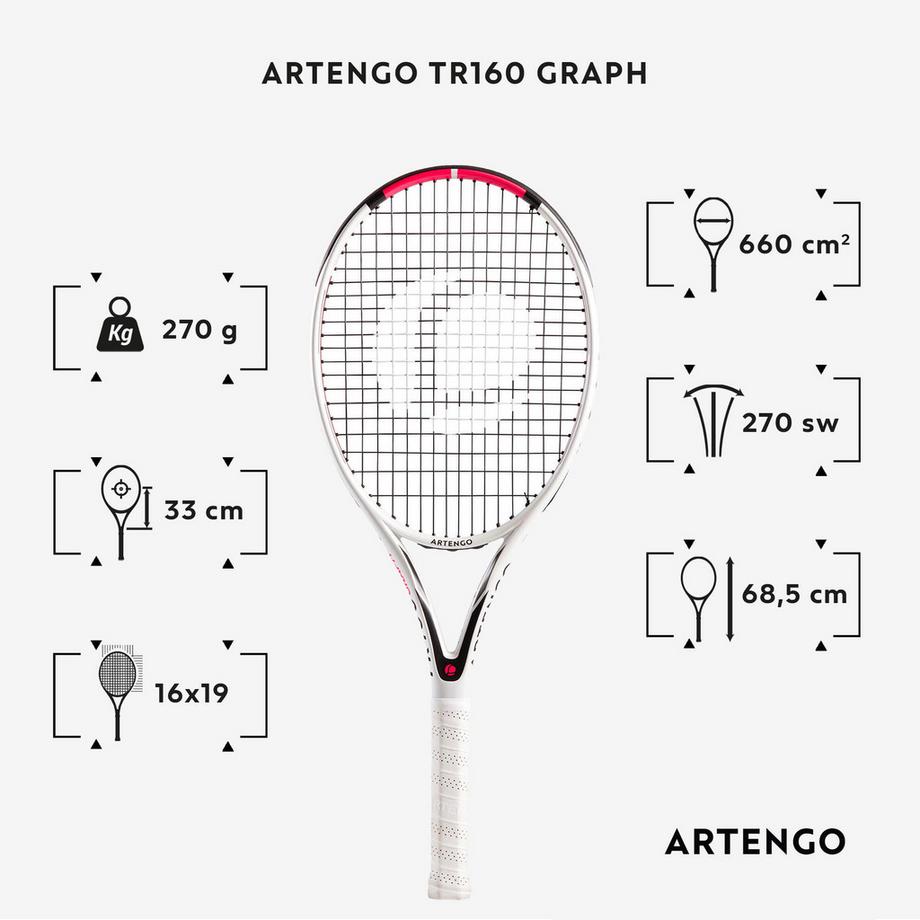 ARTENGO  Raquette de tennis - TR160 GRAPH 