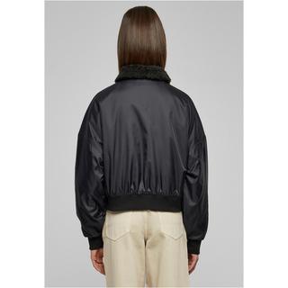 URBAN CLASSICS Bomberjacke mit Kunstfellkragen  