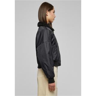 URBAN CLASSICS Bomberjacke mit Kunstfellkragen  