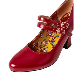 Joe Browns  Patent Vintage Schnalle Schuhe 