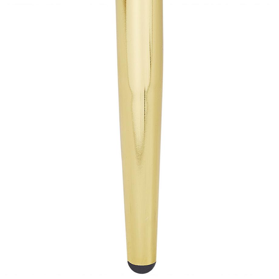 Beliani Sitzbank mit Stauraum aus Samtstoff Glamourös DURHAM  